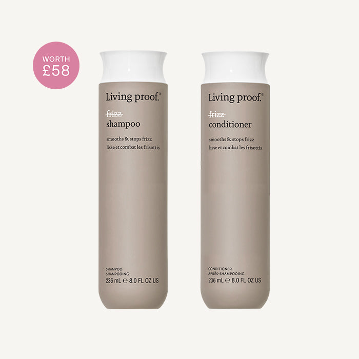 No Frizz Smoothing Shampoo Conditioner Bundle